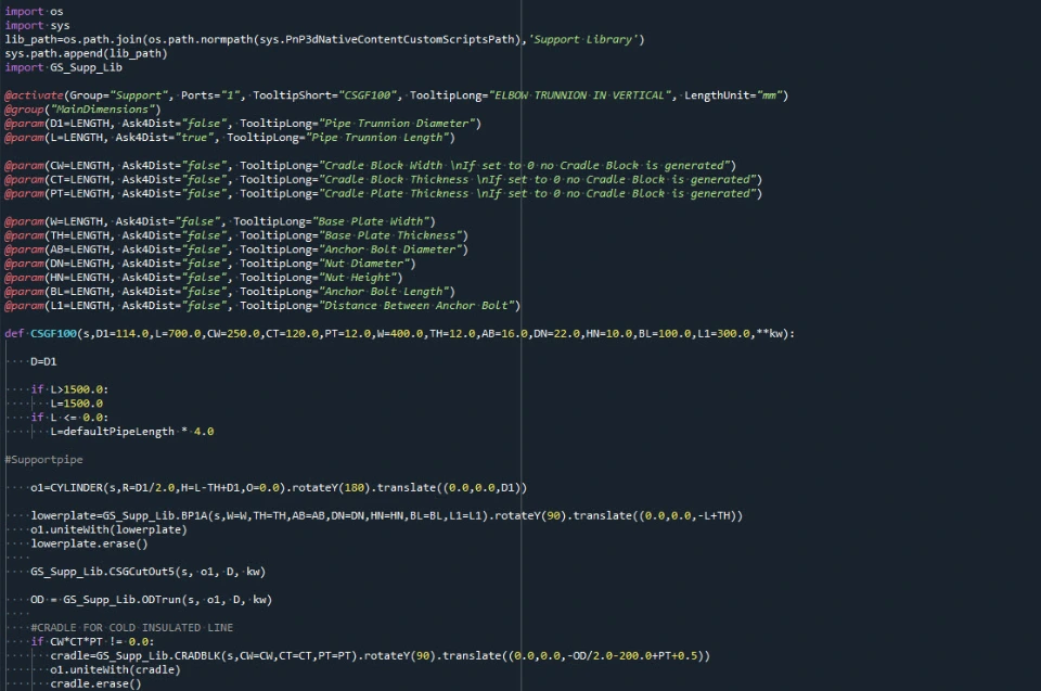 Python for AutoCAD Plant 3D