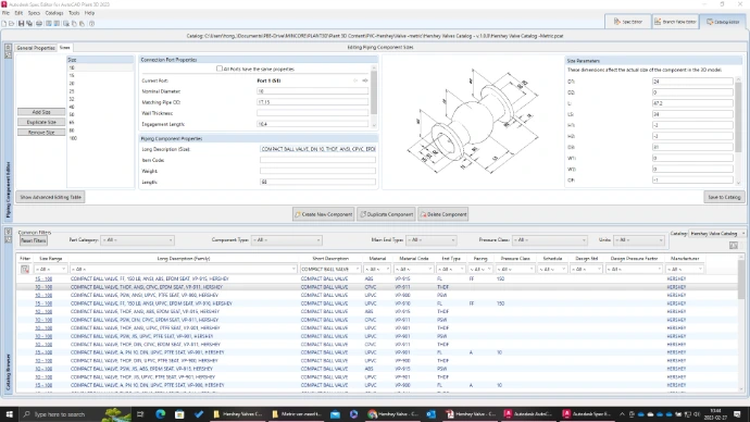 Hershey PVC valve Plant 3D Catalog