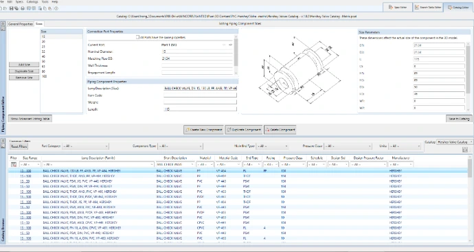 Hershey PVC valve Plant 3D Catalog