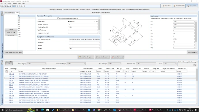 Hershey PVC valve Plant 3D Catalog