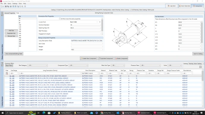 Hershey PVC valve Plant 3D Catalog